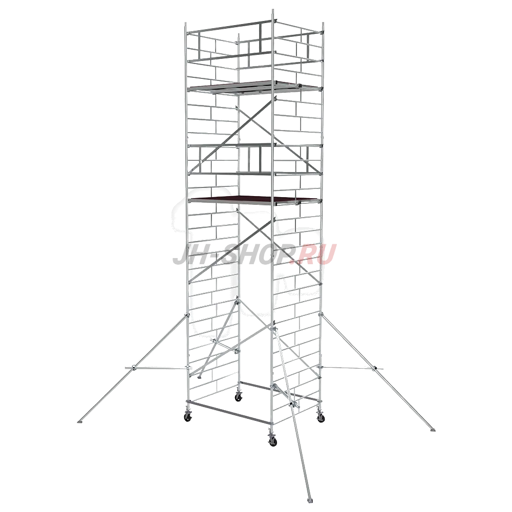 Алюминиевая модульная вышка ВМА1400 до 12м