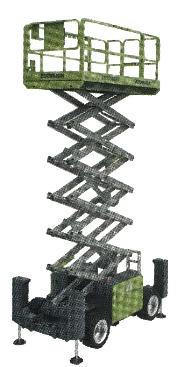 Самоходный ножничный подъемник (дизельный) ZOOMLION ZS1218RT, р/в 13800 мм, г/п 350 кг