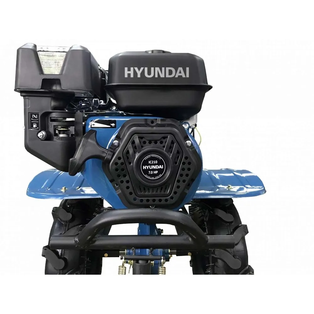 Бензиновый мотоблок  Hyundai T 1300 с комплектом колес