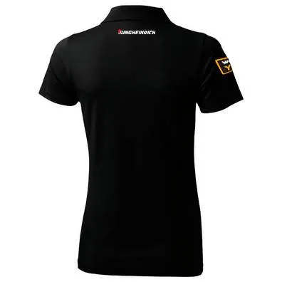 Футболка-поло женская черная