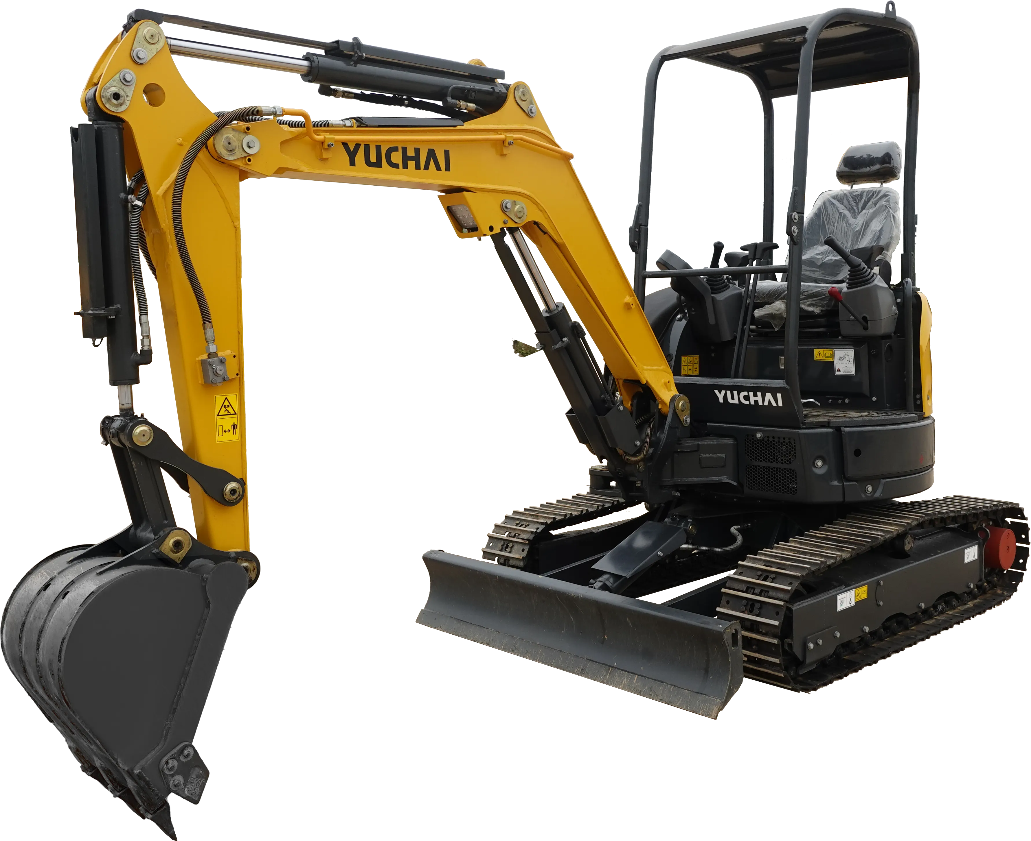 Миниэкскаватор Yuchai U27 c закрытой кабиной