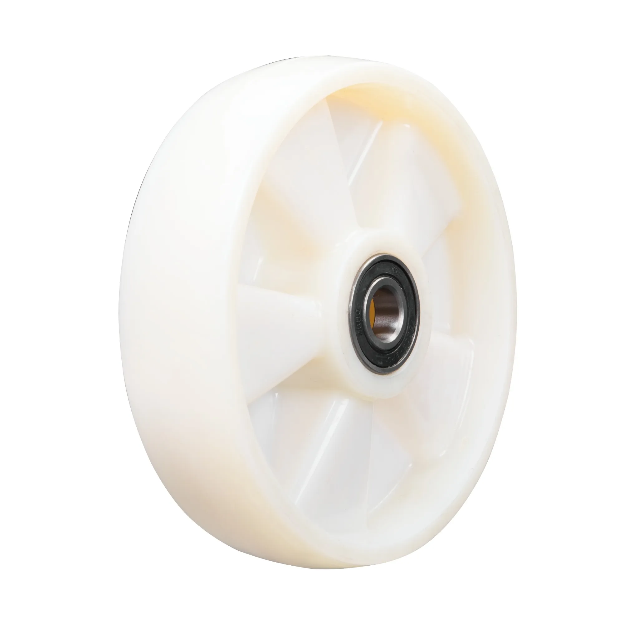 Коротковильная гидравлическая тележка (рохля) JHLIFT BF30-H, 3000 кг, 800х550 мм, с нейлоновыми колесами