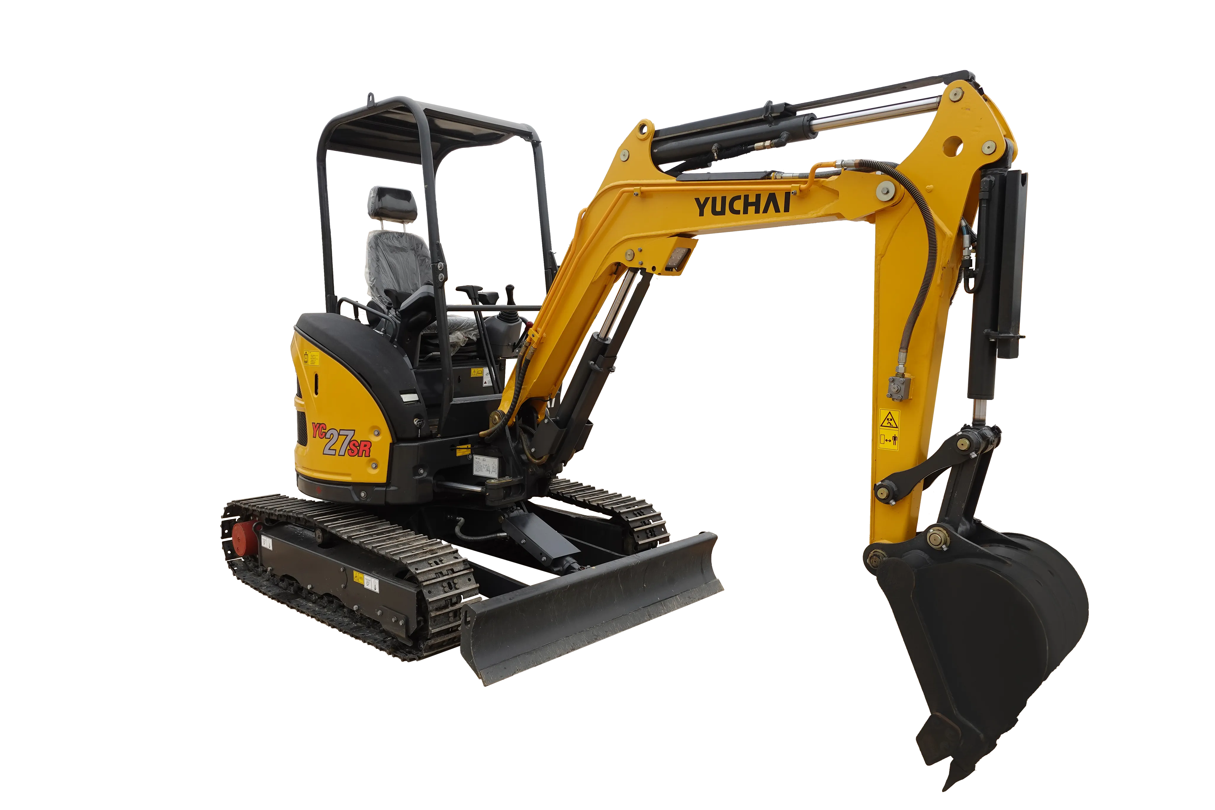 Миниэкскаватор Yuchai U27 c закрытой кабиной