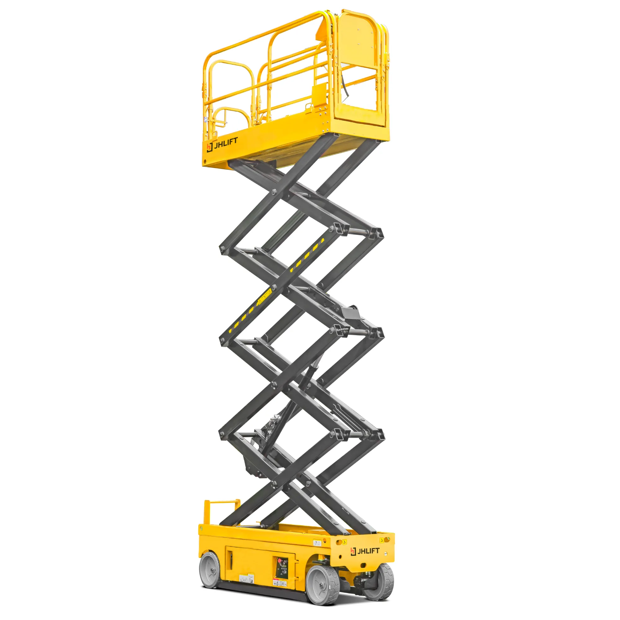 Электрический ножничный подъемник JHLIFT 100XENS, р/в 10000 мм, г/п 230 кг