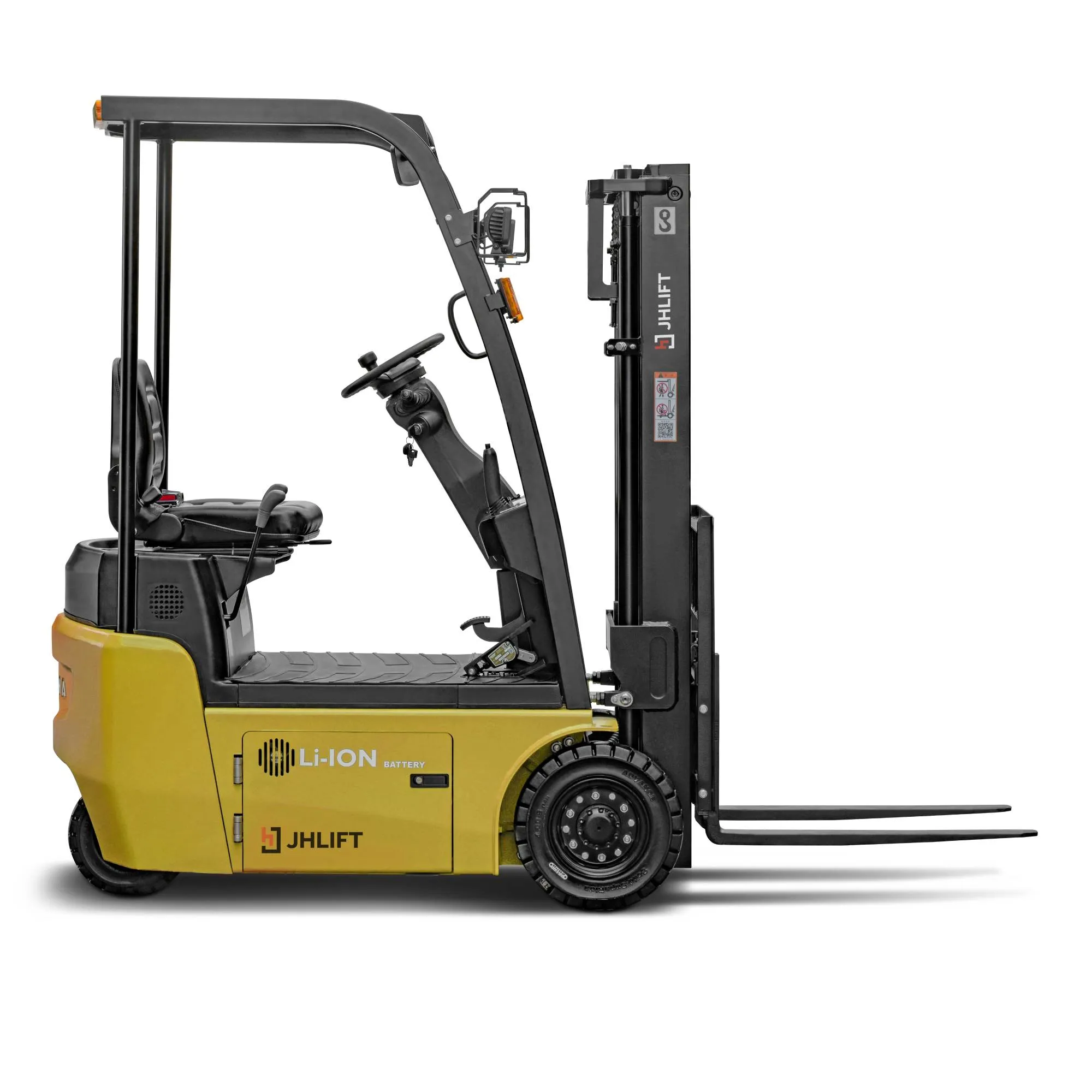 Электрический погрузчик JHLIFT CPDS 10X mini, 2000-4500 мм, трехопорный, АКБ Li-Ion / свинцово-кислотная