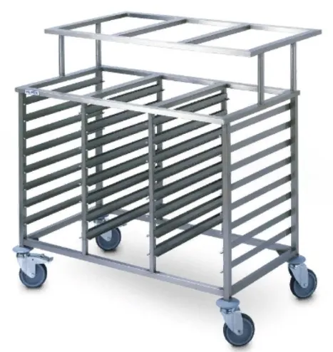 Тележка для порционной раздачи пищи, 3 отсека, продольная загрузка SPA/O 3/24 Hupfer