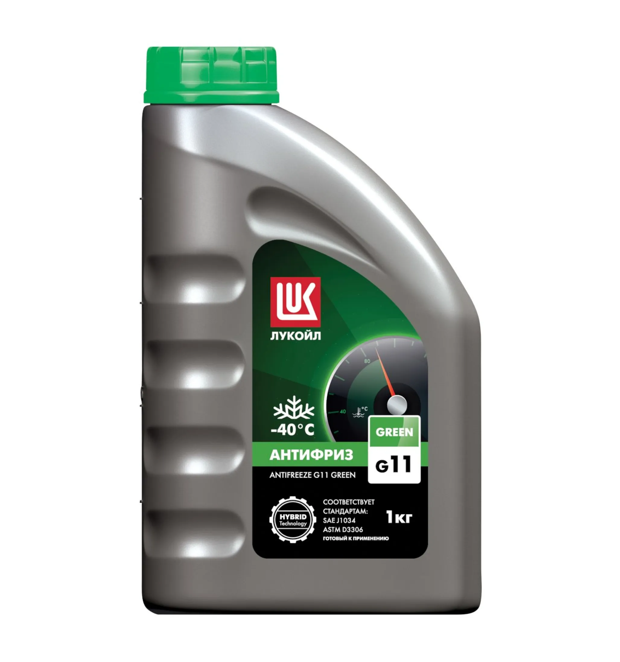 Антифриз Лукойл G11 GREEN, канистра 1 кг