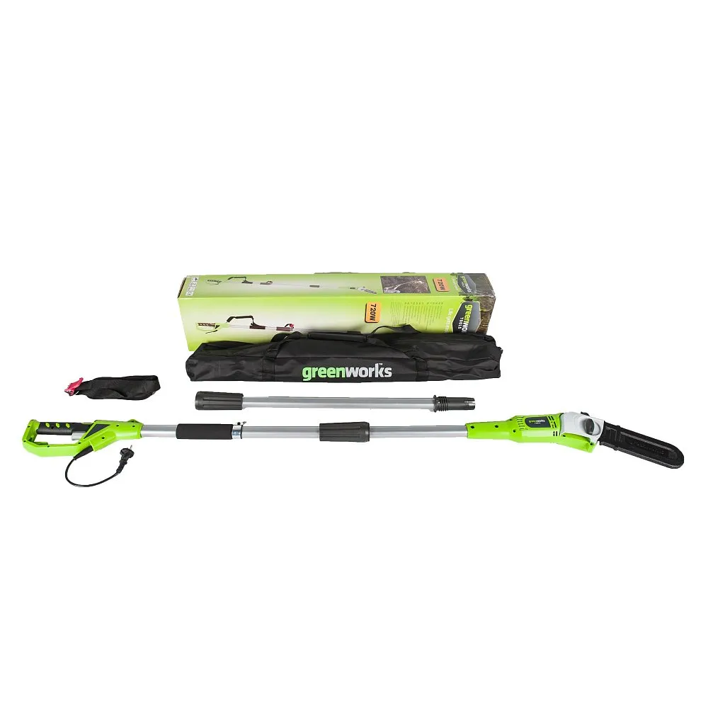 Высоторез-сучкорез электрический Greenworks GPS7220, 720 Вт, 20 см