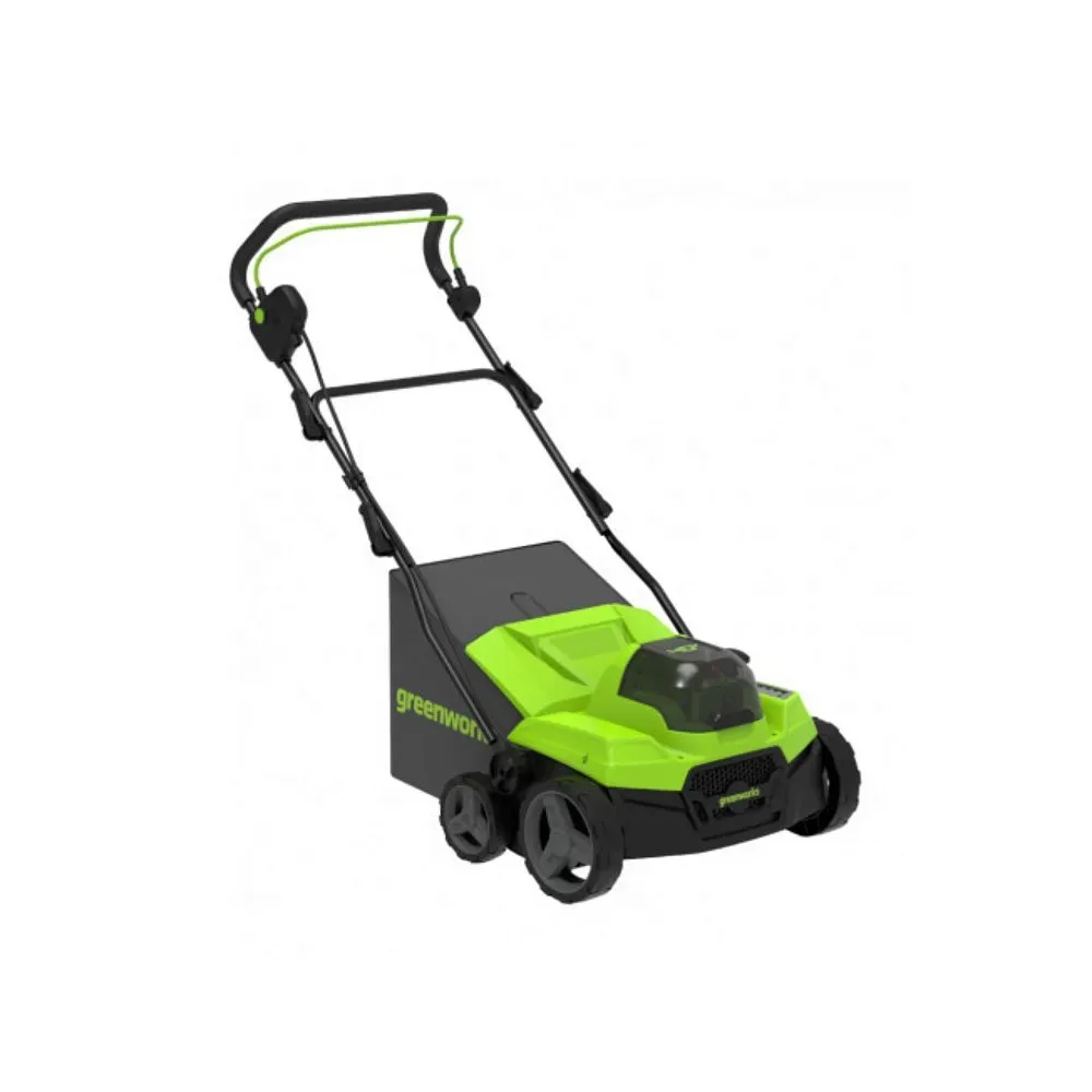 Аэратор-скарификатор аккумуляторный Greenworks GD40SC38IIK4, 40V, c АКБ 4Ач и ЗУ