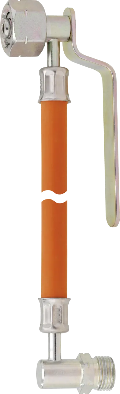 Газовый шланг GOK GFx400, 30 бар, латунь, сталь