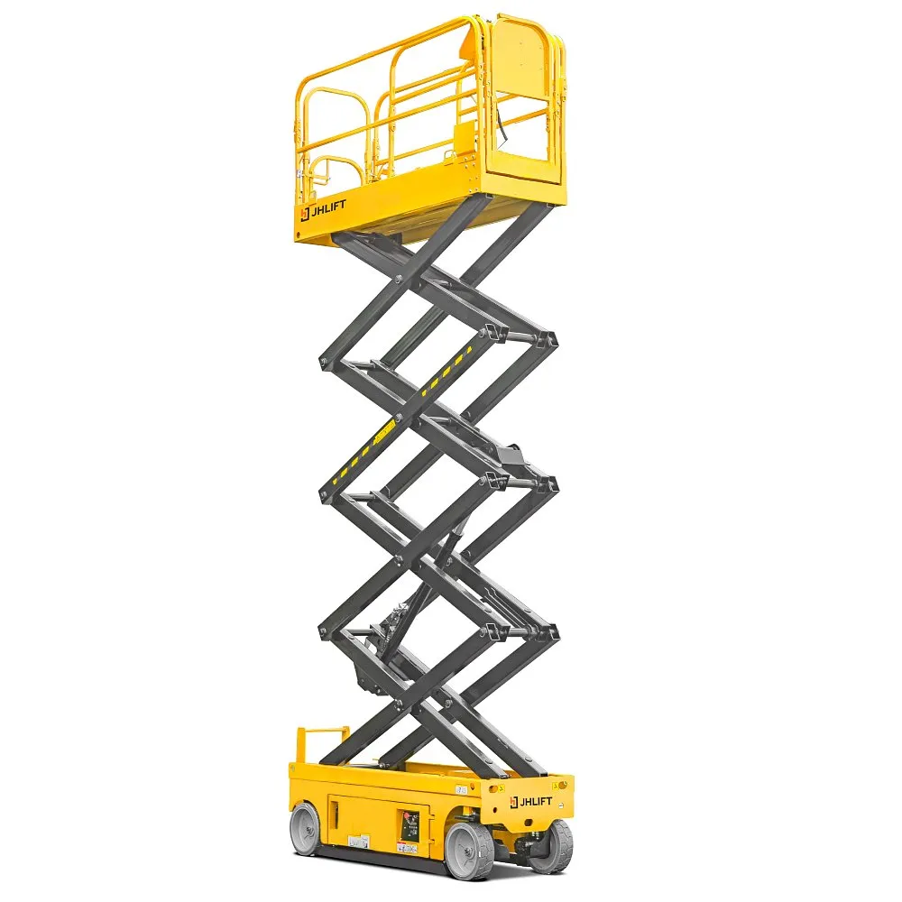 Электрический ножничный подъемник JHLIFT 100XENS, р/в 10000 мм, г/п 230 кг