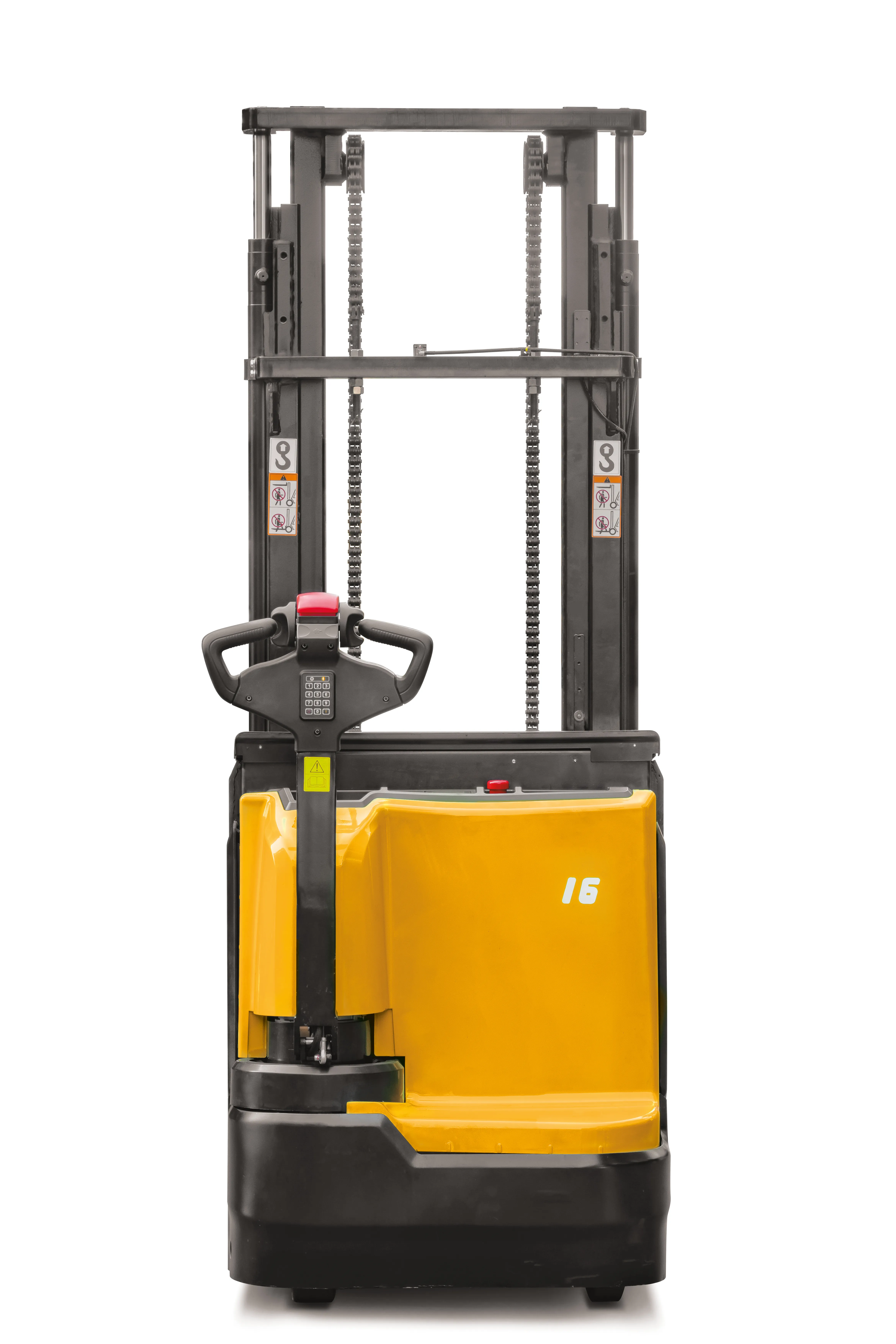 Штабелер электрический самоходный JHLIFT CDD20-X-SID для двух паллет, 1660-2905 мм, Li-Ion