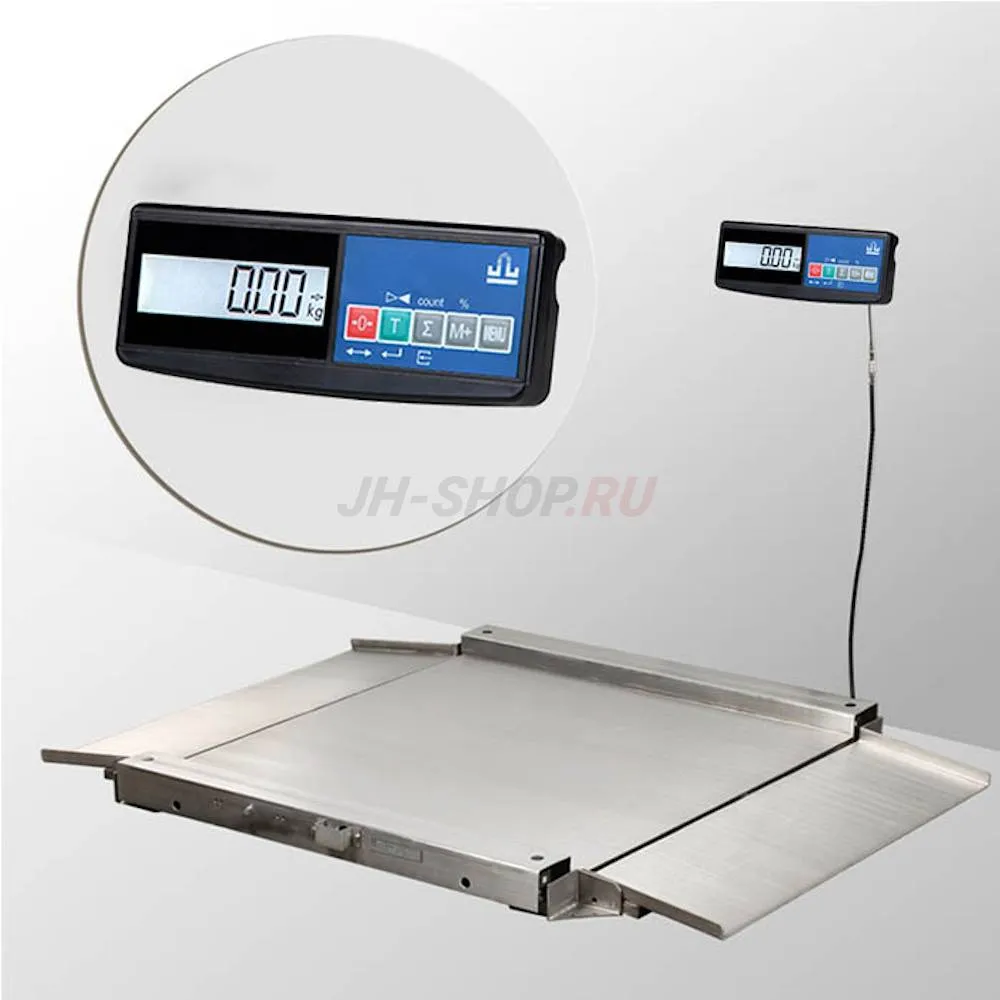 Платформенные низкопрофильные весы 4D-LA.S-2 (нерж. сталь)