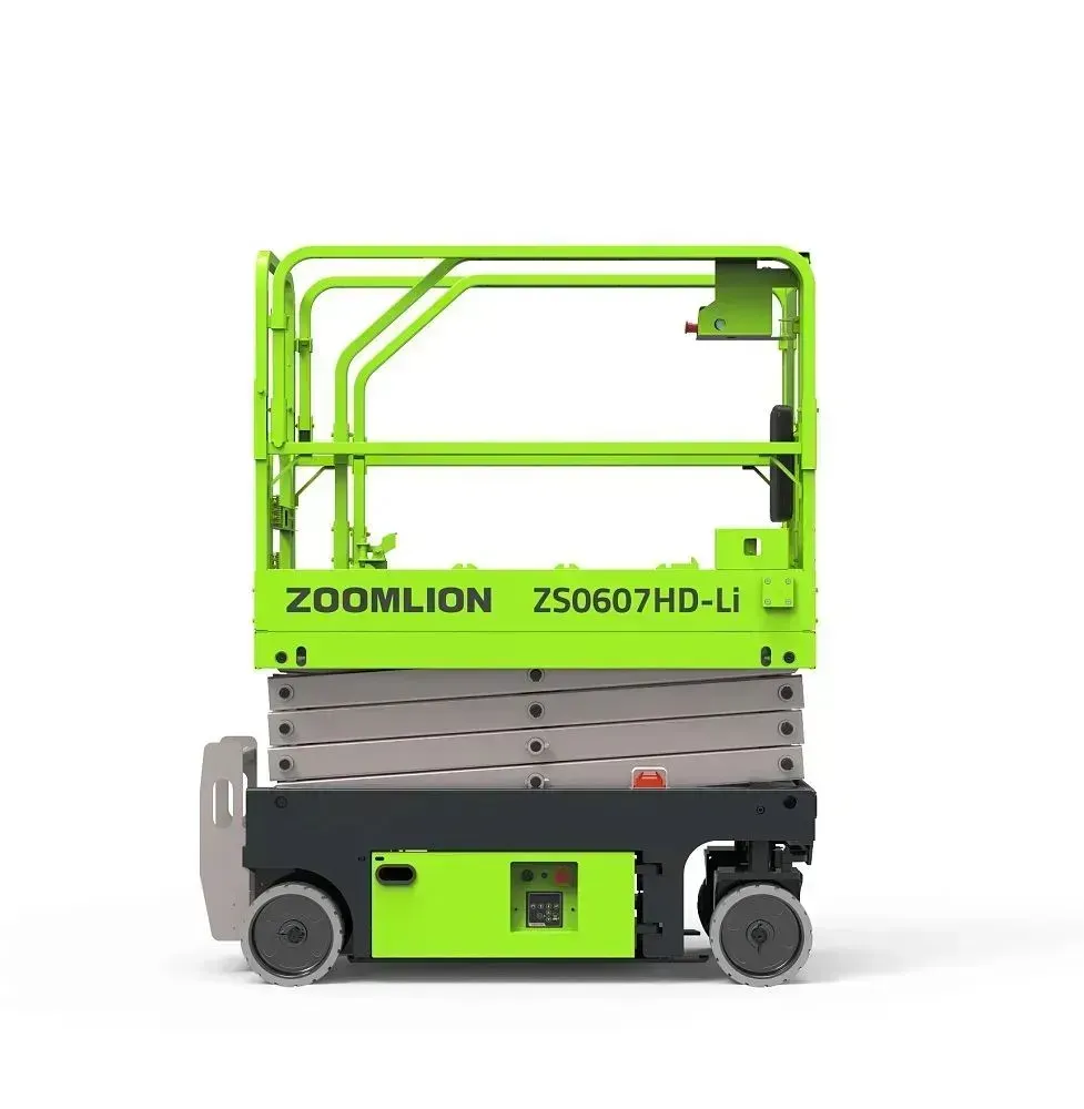 Электрический ножничный подъемник ZOOMLION ZS0607HD, р/в 7800 мм, г/п 230 кг, li-ion