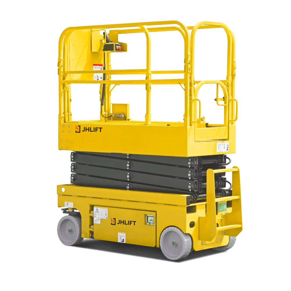 Электрический ножничный подъемник JHLIFT 78XEN, р/в 7800 мм, г/п 230 кг