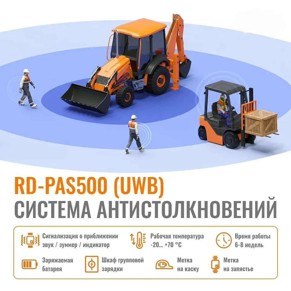 Система антистолкновений и обнаружения препятствий RD-PAS500