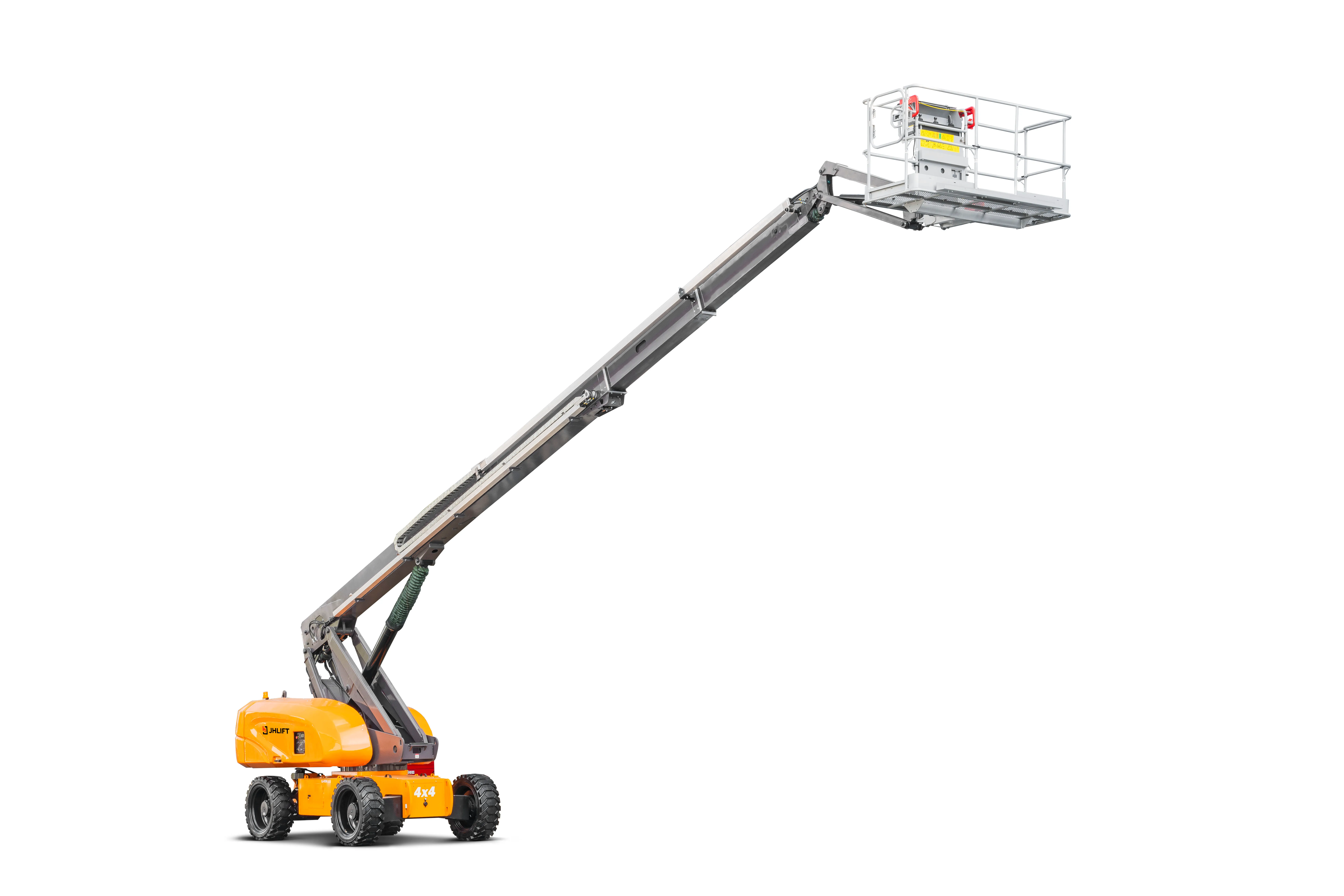 Электрический телескопический подъемник JHLIFT HB250P, р/в 28000 мм, г/п 460/310 кг