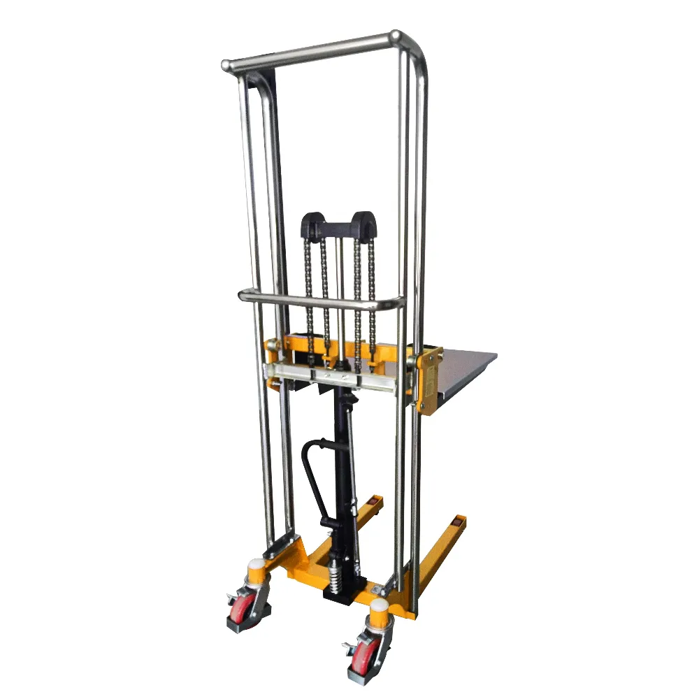 Гидравлический платформенный штабелер JHLIFT PS400-1300, г/п 400 кг, в/п 1300 мм