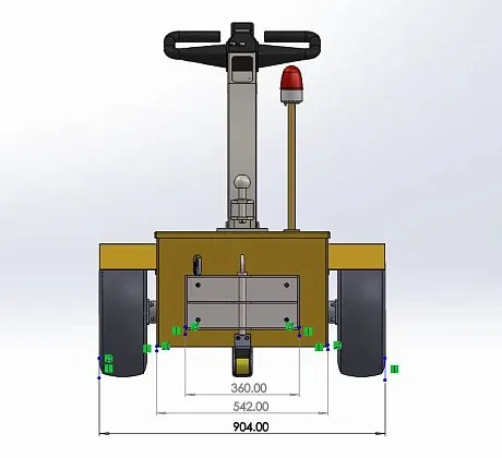 Электрический тягач HG-131 Lithium б/м 4500кг картинка