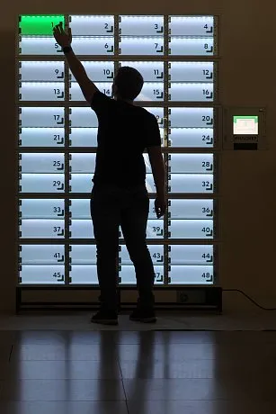 Шкаф Инлокер для автоматической выдачи ТСД 32 стандартные ячейки картинка