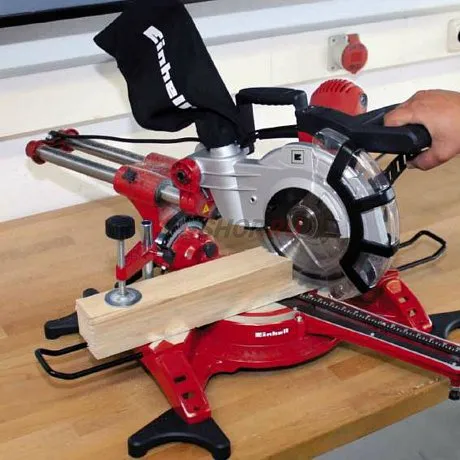 Торцовочная пила с протяжкой Einhell TC-SM 2131 Dual картинка