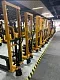 Гидравлический штабелер с расширенными опорами и раздвижными вилами JHLIFT WMSA1000, г/п 1000 кг, в/п 2500 мм превью