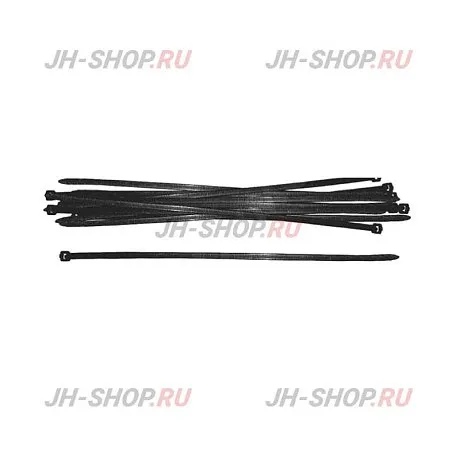 Хомут пластиковый черный/белый, длина 100-200мм Kroft картинка