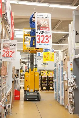 Мачтовый подъемник Haulotte Star 10, р/в 10000 мм, г/п 200 кг картинка