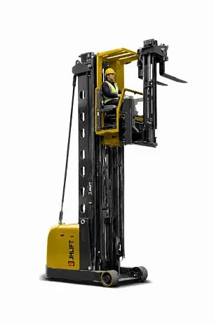 Узкопроходный высотный штабелер JHLIFT ZENITH 10-16, 5200-14700 мм, АКБ Li-Ion / свинцово-кислотная картинка