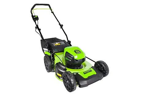Газонокосилка аккумуляторная Greenworks GD60LM46HP 60V (46 см) с 4 А.ч АКБ и ЗУ картинка
