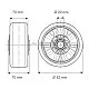 Колесо Tente NOVATECH ETP 082x70-20 превью