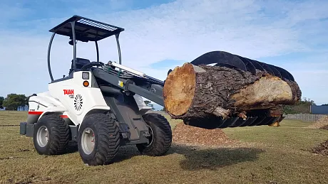 Шарнирно-сочлененный мини-погрузчик Taian DY1150 Premium  картинка