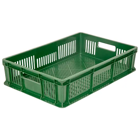 Ящик Tara 600х400х140 мм перфорированный с ручками картинка