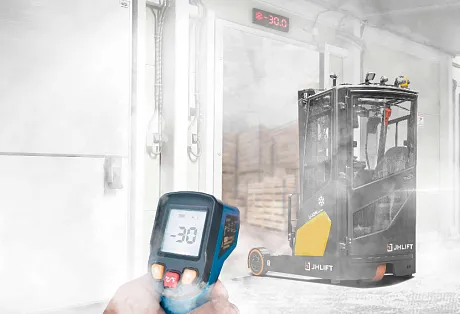 Ричтрак JHLIFT CQD 14-25 XC SIJS, 5000-13000 мм (Cold Store, интегрированная Li-Ion батарея) картинка