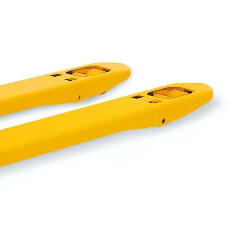 Длинновильная гидравлическая тележка (рохля) Jungheinrich AM 22 C-BV, 2200 кг, 1360х520 мм, с резиновыми колесами картинка