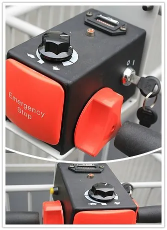 Электрическая тележка HG-1050 (с бортами) картинка