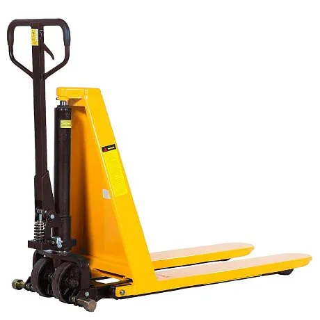 Гидравлическая тележка (рохля) с ножничным подъемом JHLIFT HLS1000N, 1000 кг, 1150х540 мм, с полиуретановыми колесами картинка