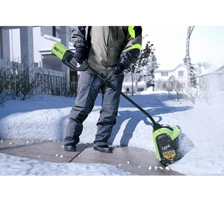 Снегоуборщик аккумуляторный бесщеточный Greenworks 60V, 30 см картинка