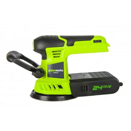 Эксцентриковая шлифовальная машина аккумуляторная G24ROS Greenworks, 24V, без АКБ и ЗУ картинка
