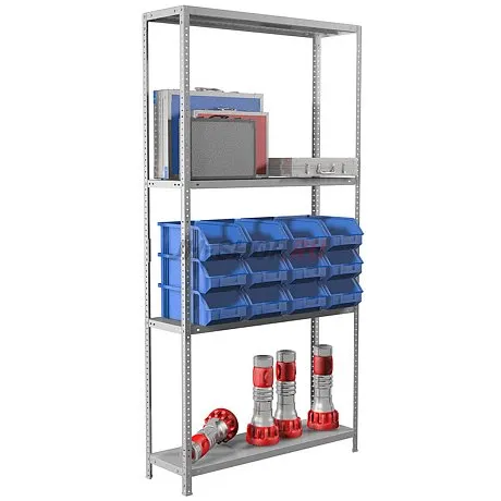 СТЕЛЛАЖ STANDART 200KD/100X40/4 картинка