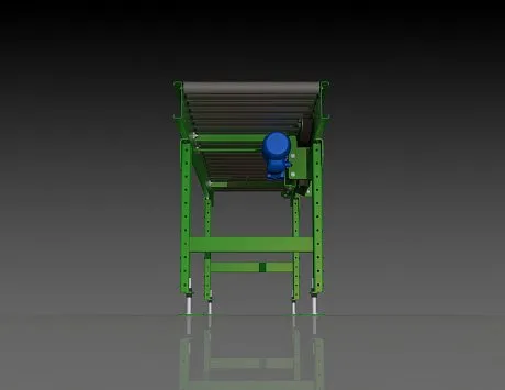 Приводной горизонтальный рольганг  картинка