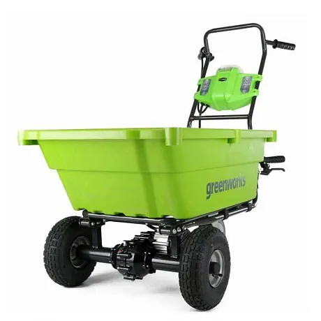 Садовая тележка самоходная 106 л G-MAX 40V G40GC картинка