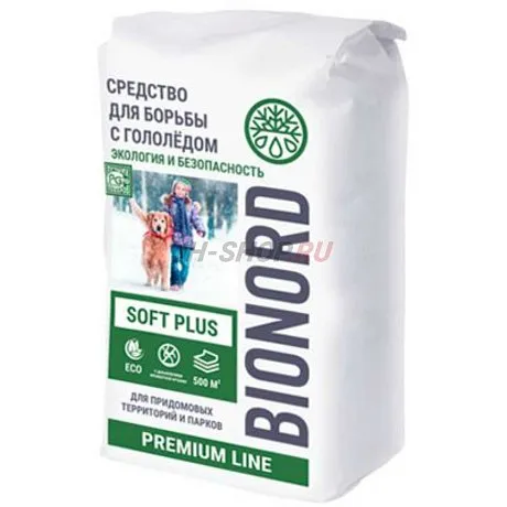 Bionord Soft Plus - бесхлоридный противогололёдный материал картинка