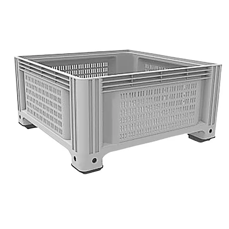 D-Box Tara 1130 P 1130x1130x580 мм контейнер перфорированный серый на ножках картинка