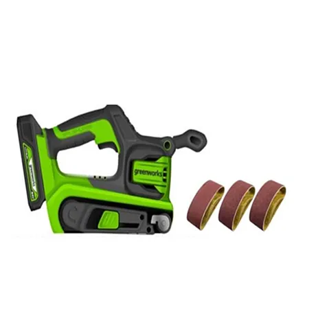 Ленточная шлифовальная машина Greenworks G24BS 24V бесщеточная аккумуляторная без АКБ и ЗУ картинка