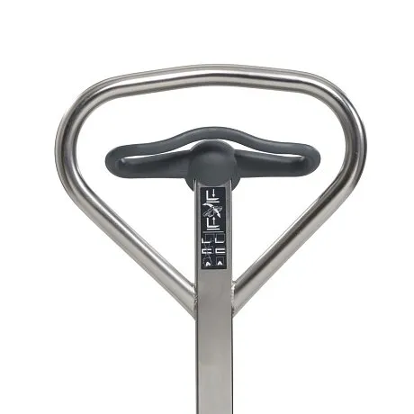 Гидравлическая тележка (рохля) из нержавеющей стали Jungheinrich AM I20 N-BN, 2000 кг, 1140х520 мм, с нейлоновыми колесами картинка