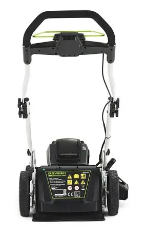 Газонокосилка аккумуляторная Greenworks GD82LM5 82V 51 см бесщеточная 5 А.ч. АКБ и ЗУ картинка