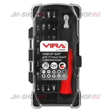 Отвертка для точных работ с битами VIRA картинка