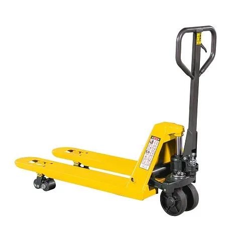 Большегрузная гидравлическая тележка (рохля) JHLIFT AC50-H, 5000 кг, 1500х550 мм, с нейлоновыми колесами картинка