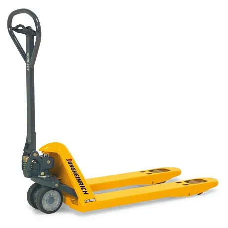 Гидравлическая тележка (рохля) Jungheinrich AM 22 VBV, 2200 кг, 600х500 мм, с полиуретановыми колесами картинка